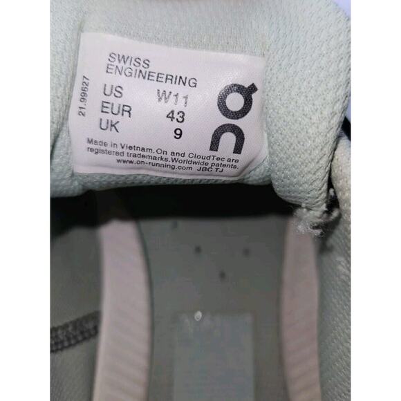 On running Cloud Helion Cloudtec Swiss Engineering Womens Size 11 Black Green - Picture 16 of 16